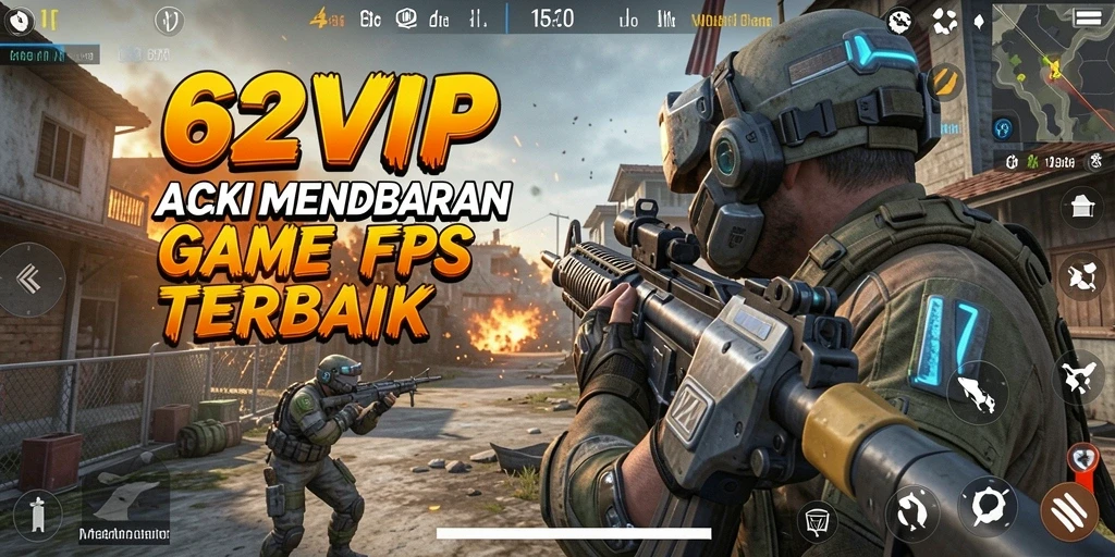 Tampilan menarik dari gameplay intens di 62VIP.