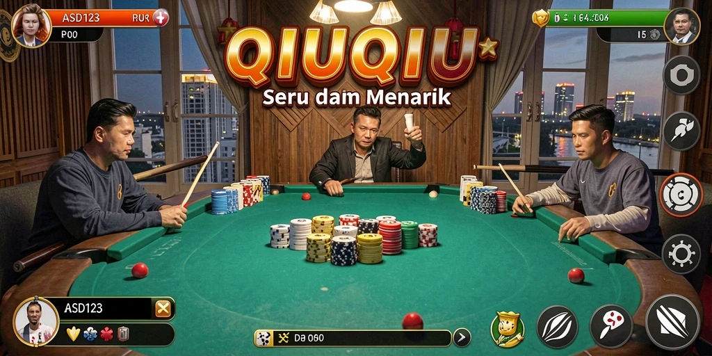 Tampilan gameplay QiuQiu yang menarik di ASD123.