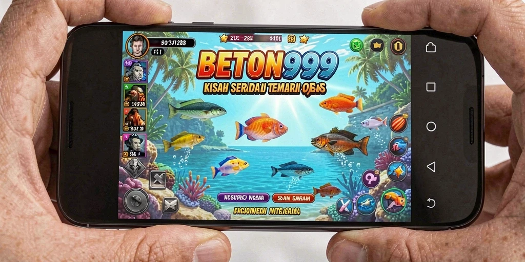 Tampilan gameplay seru dalam BETON999 menembak ikan.