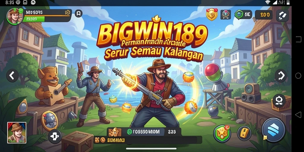 Tampilan gameplay seru dan penuh aksi dari BIGWIN189.