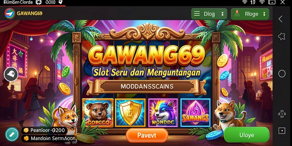 Tampilan gameplay GAWANG69 yang mengasyikkan dan penuh warna.