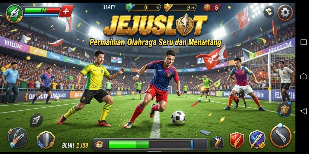 Tampilan gameplay seru dalam JEJUSLOT yang menguras adrenalin.