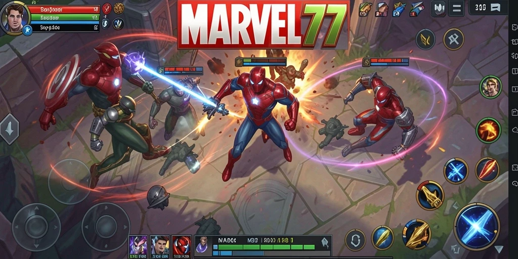Gameplay dinamis dalam MARVEL77 dengan strategi yang mendebarkan.