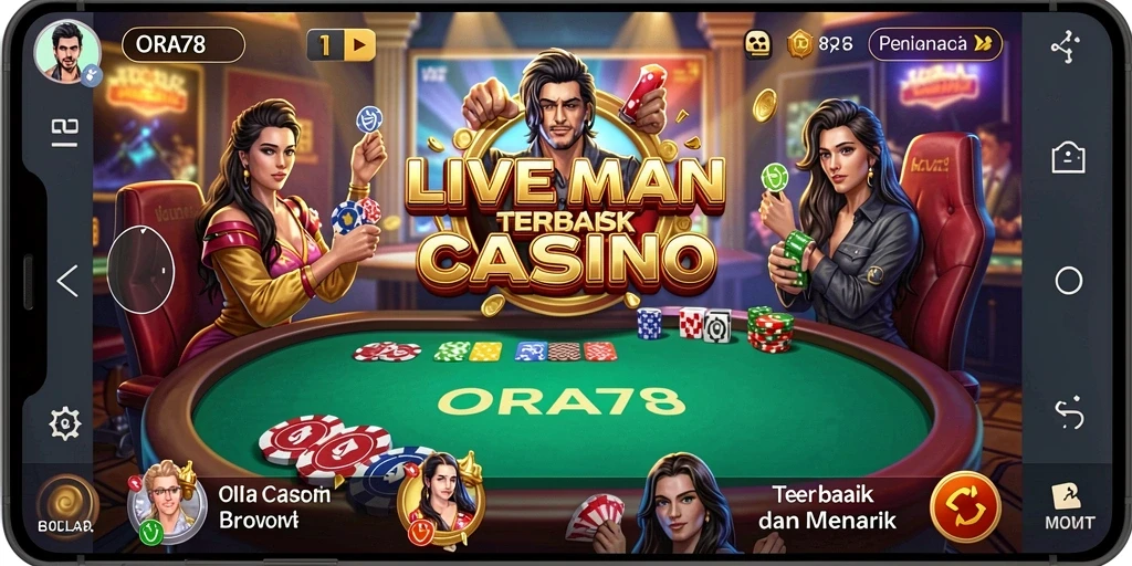 Tampilan gameplay menarik dari <strong>ORA78</strong> saat bermain Live Casino.