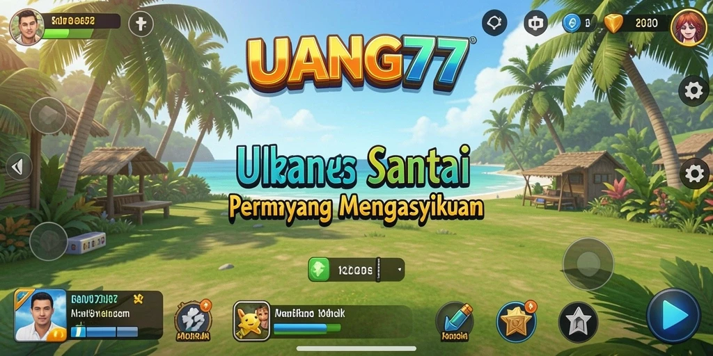 Tampilan gameplay UANG77 yang seru dan menarik.