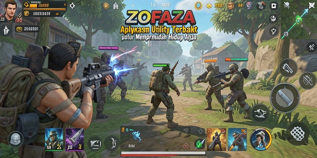 Tampilan antarmuka ZOFAZA yang intuitif dan ramah pengguna.