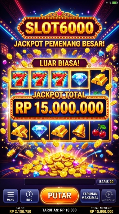 Beragam aplikasi menarik tersedia di slot6000.